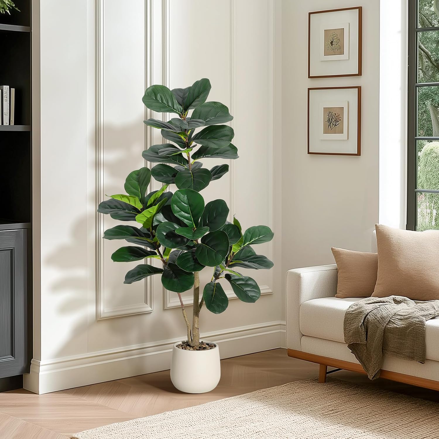 Árbol artificial de higuera de - Ficus Lyrata Tree reseña y precio