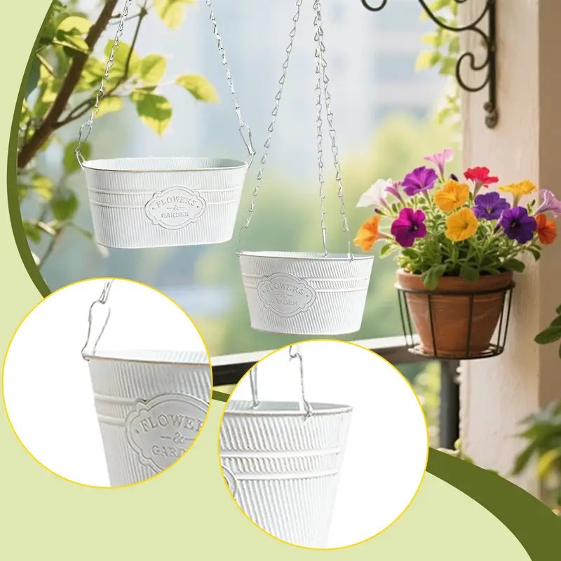 Macetas colgantes de hierro fo - Spider Plant Hanging reseña y precio